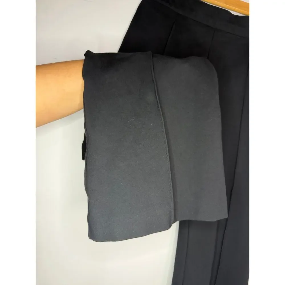 SPANXsmooth​™ PerfectFit Ponte Wide Leg Pant in Classic Black Size Large - Picture 4 of 9